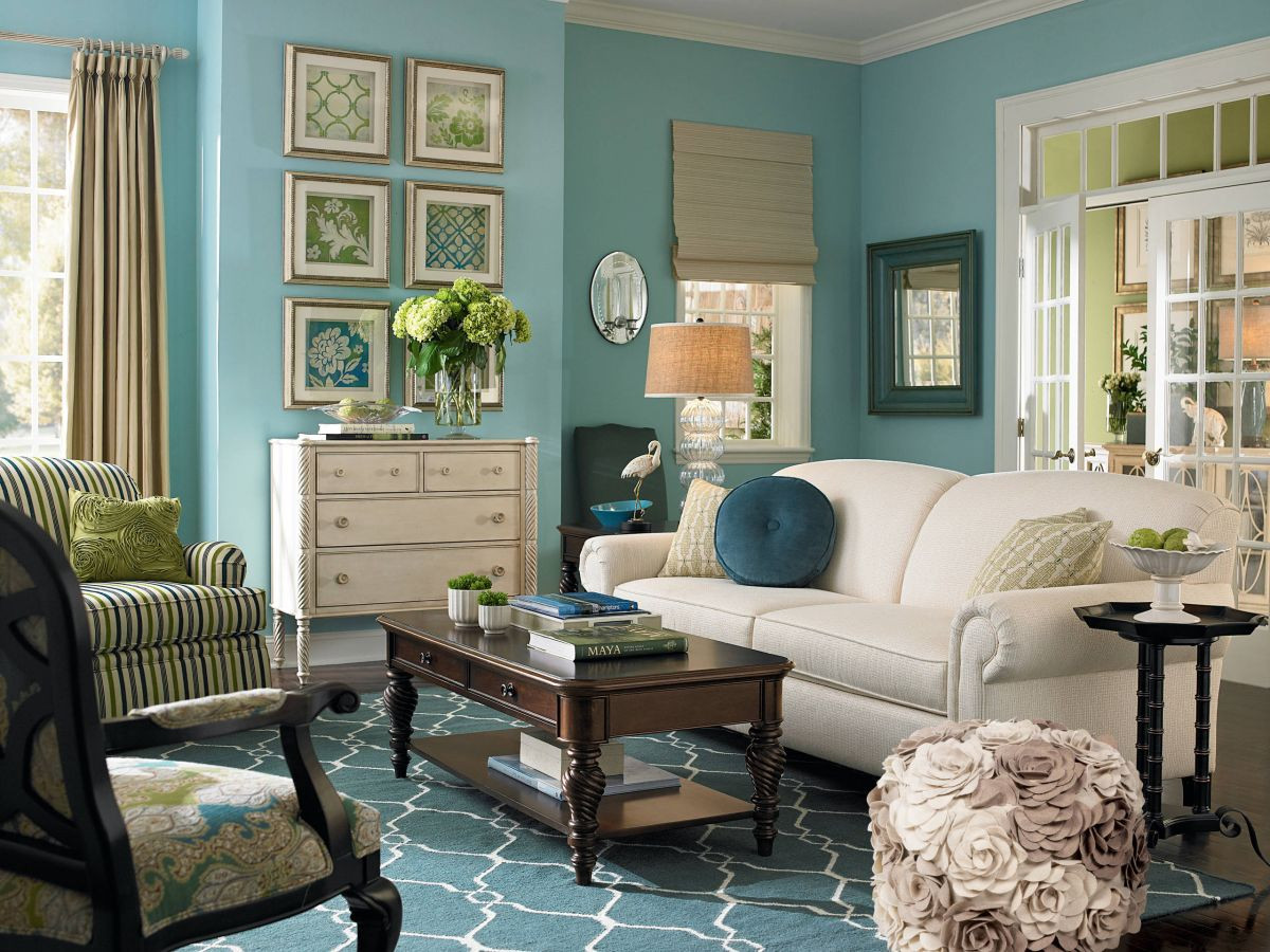 Teal Living Room Ideas
 10 Living Rooms That Boast a Teal Color