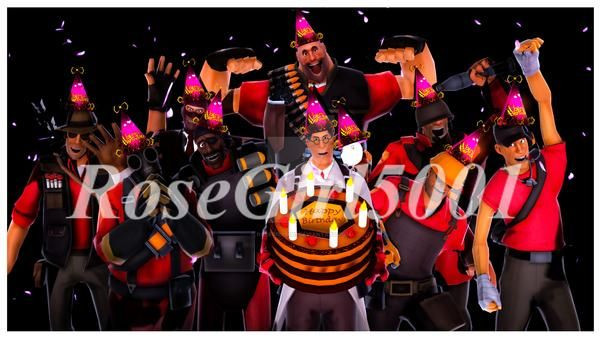 Team Fortress 2 Birthday Party Ideas
 Happy 11th Birthday Team Fortress 2 by RoseGirl5001 on