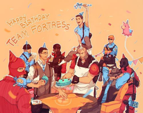 Team Fortress 2 Birthday Party Ideas
 5chun2 HAPPY BIRTHDAY XD TF2 Pinterest