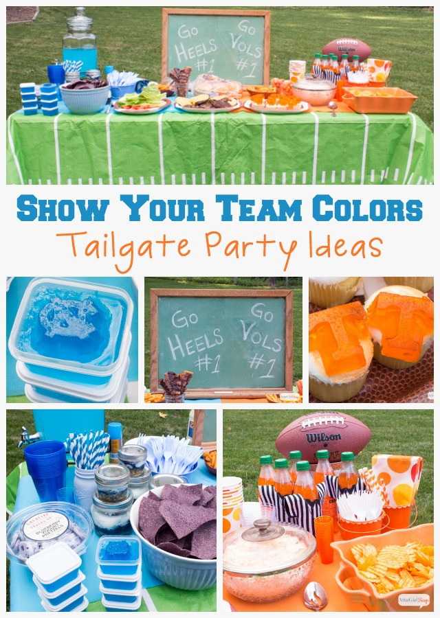 Team Party Ideas
 Show Your Team Colors Tailgating Party Ideas Atta Girl Says