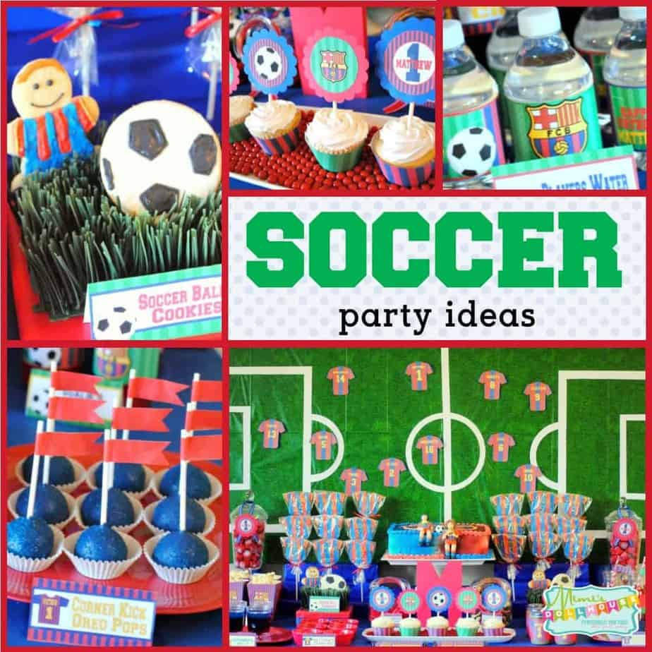 Team Party Ideas
 Soccer Party Matthew s Team Barcelona Birthday Mimi s
