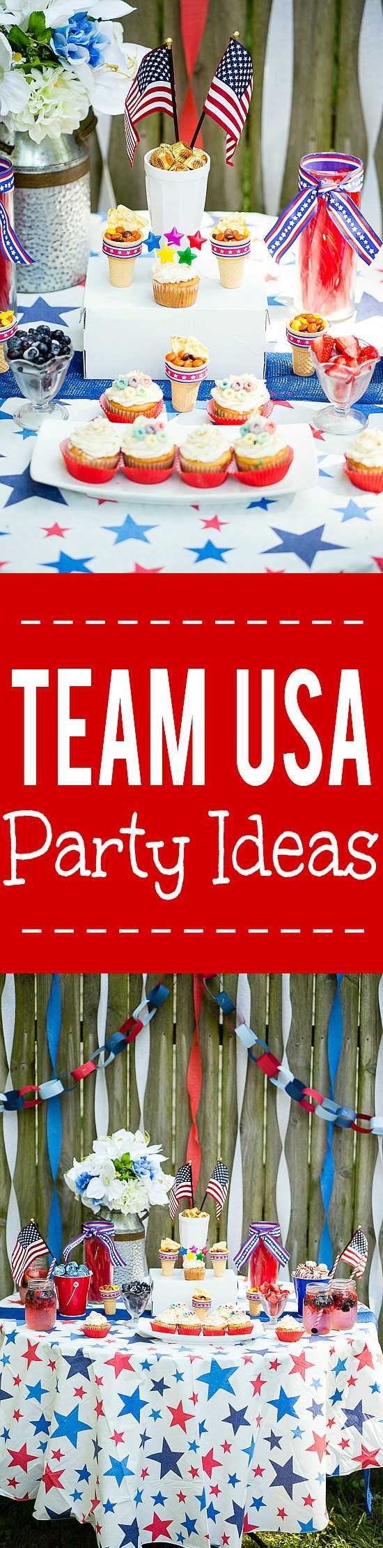 Team Party Ideas
 Team USA Summer Sports Party Ideas