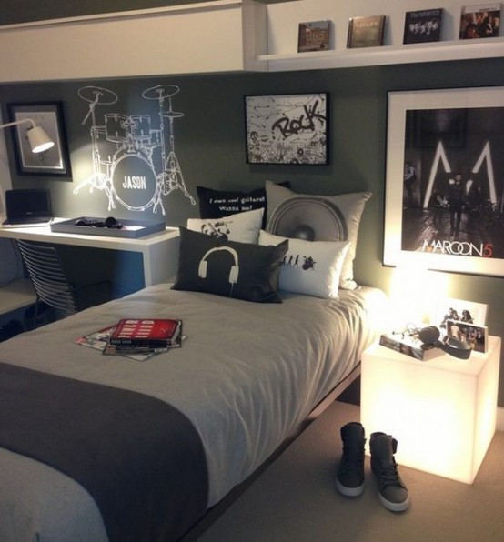 Teenage Boys Bedroom
 55 Modern And Stylish Teen Boys Room Designs DigsDigs