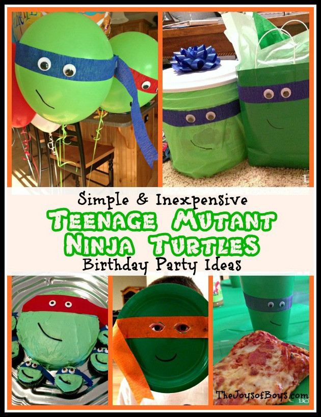 Teenage Mutant Ninja Turtle Birthday Party
 Teenage Mutant Ninja Turtles Food The Joys of Boys