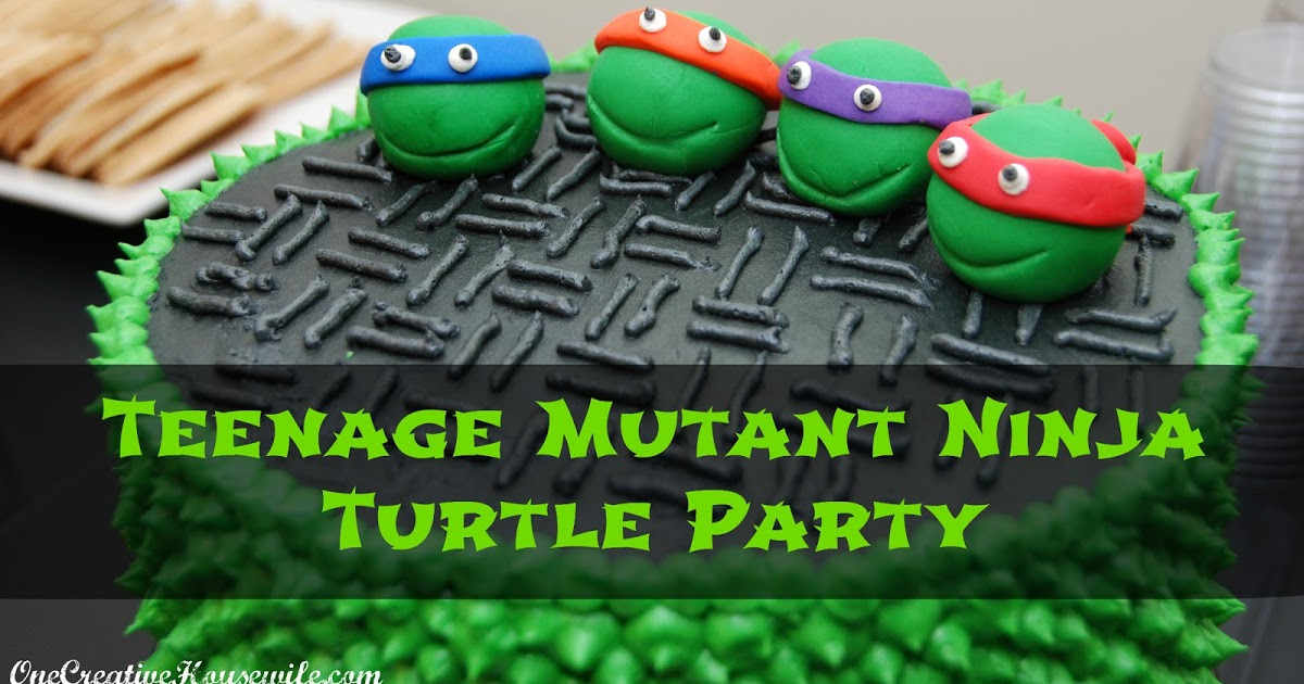 Teenage Mutant Ninja Turtle Birthday Party
 e Creative Housewife Teenage Mutant Ninja Turtle Party