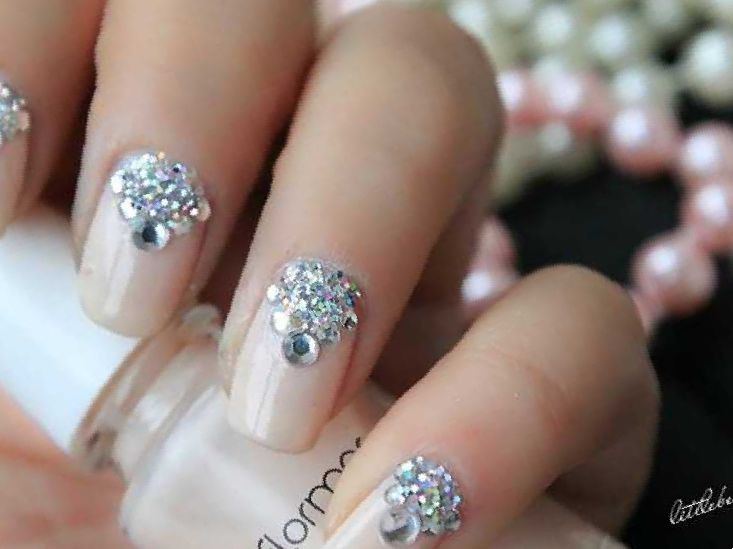 Temporary Nails For A Wedding
 24 Cute Wedding Nail Designs StylePics
