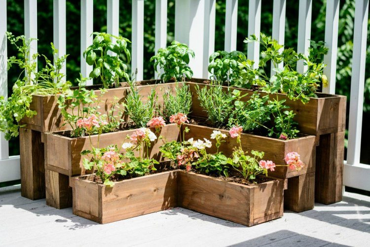 Terrace Landscape Diy
 65 Inspiring DIY Herb Gardens Shelterness