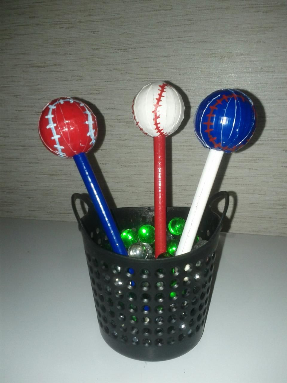 Texas Gifts For Kids
 Texas Rangers Baseball pens made out of duct tape