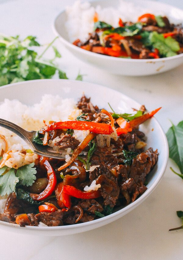 Thai Beef Basil Recipes
 Thai Basil Beef Pad Gra Prow The Woks of Life