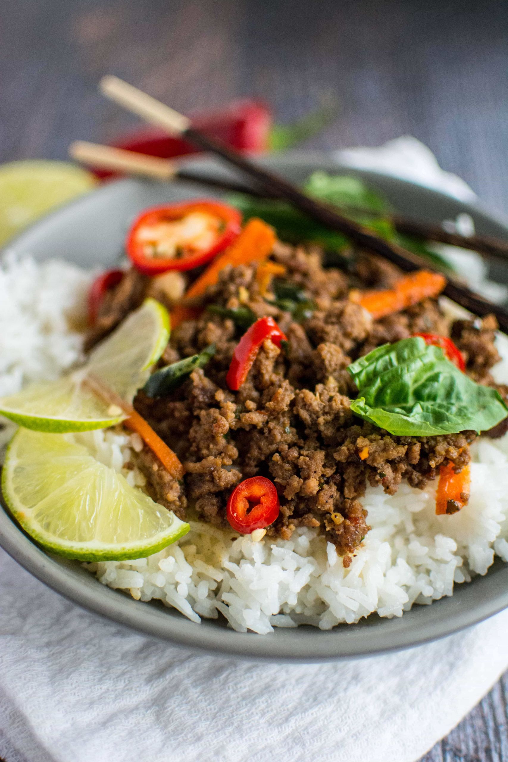 Thai Beef Basil Recipes
 Quick Fix Meal Thai Basil Beef Slow Cooker Gourmet
