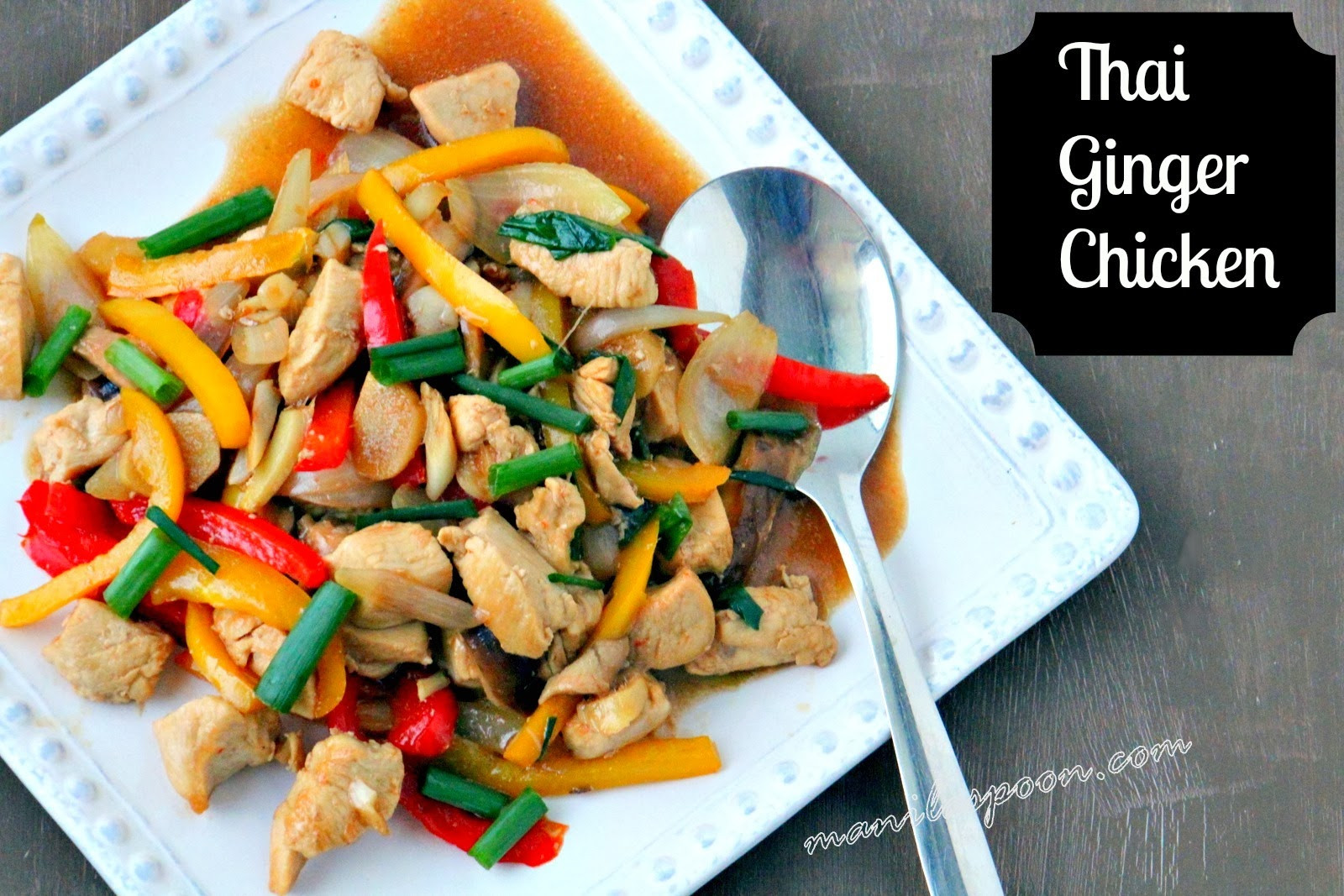 Thai Ginger Chicken Recipes
 Thai Ginger Chicken