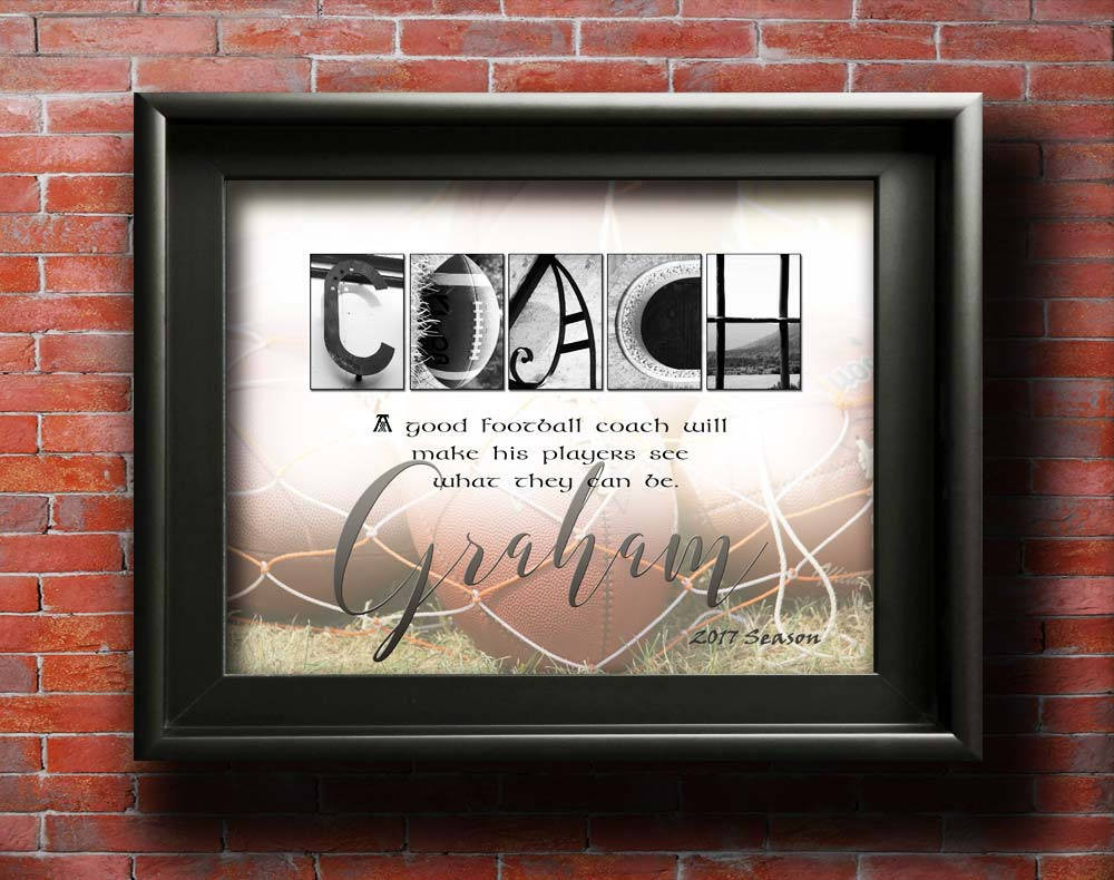 Thank You Coach Gift Ideas
 Gifts For Football Coach Gifts Football Gift Ideas FOOTBALL