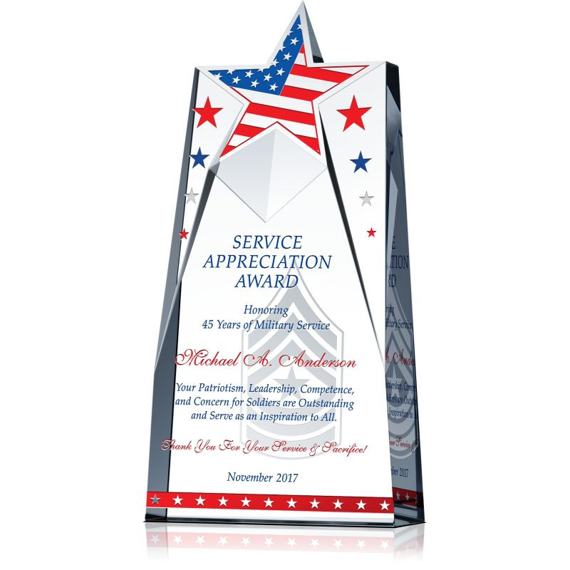 Thank You For Your Service Gift Ideas
 Veteran Service Appreciation Gift Wording Sample by