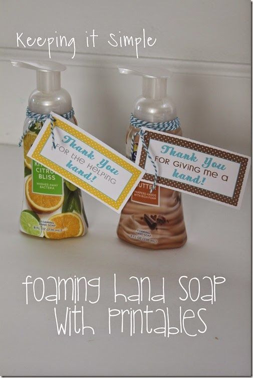 Thank You For Your Service Gift Ideas
 Thank You Gift Idea Softsoap Foaming Hand Soap with