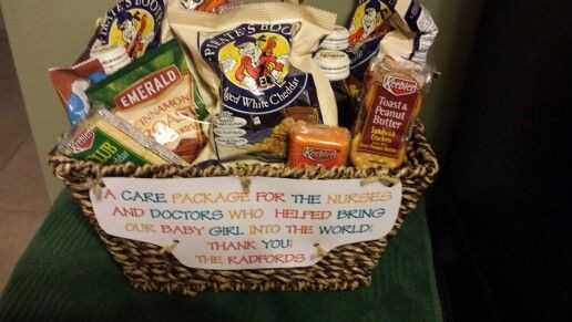 Thank You Gift For Doctor Who Delivered Baby
 Appreciation Care package for nurses snd doctors