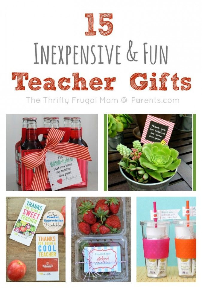 Thank You Gift Ideas For Professors
 15 Fun Inexpensive Teacher Gifts