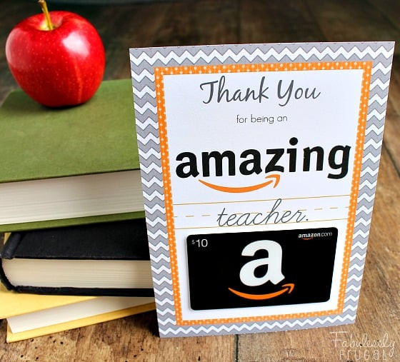 Thank You Gift Ideas For Teachers
 10 Teacher Gift Card Ideas with Free Printables