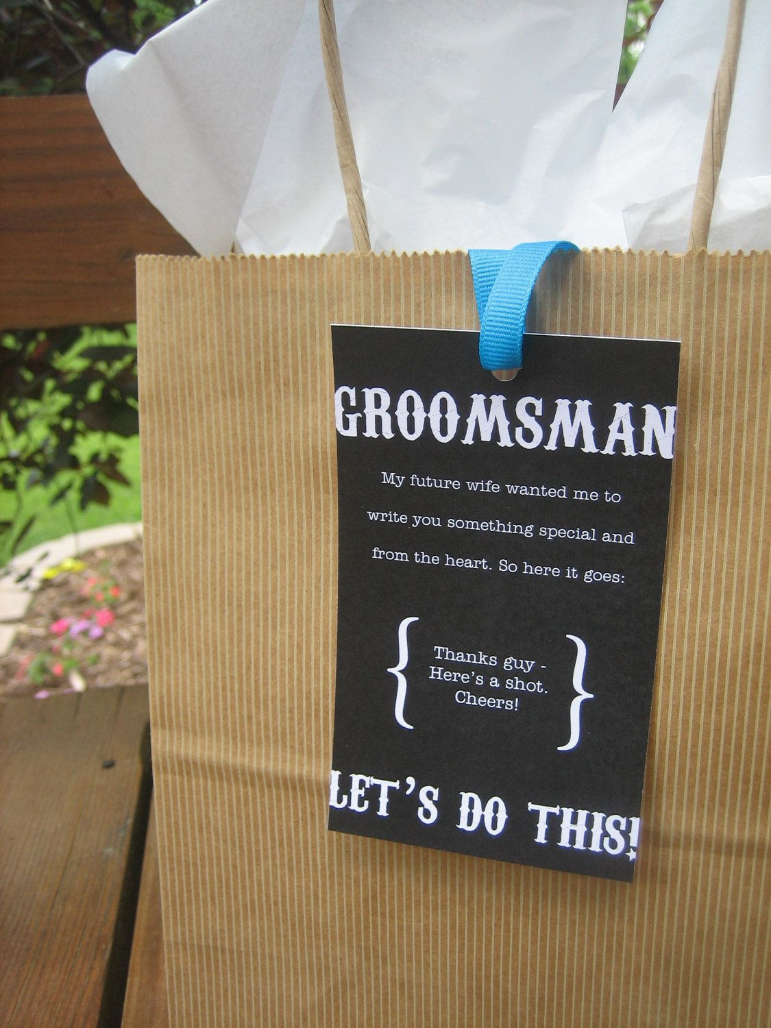 Thank You Gift Ideas For Wedding Planner
 Groomsmen Thank You Gift Card Wedding $4 00 via Etsy