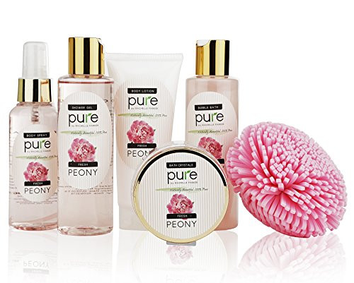 Thank You Gift Ideas For Women
 Pink Peony Spa Gift Basket Bath & Body Gift Set for