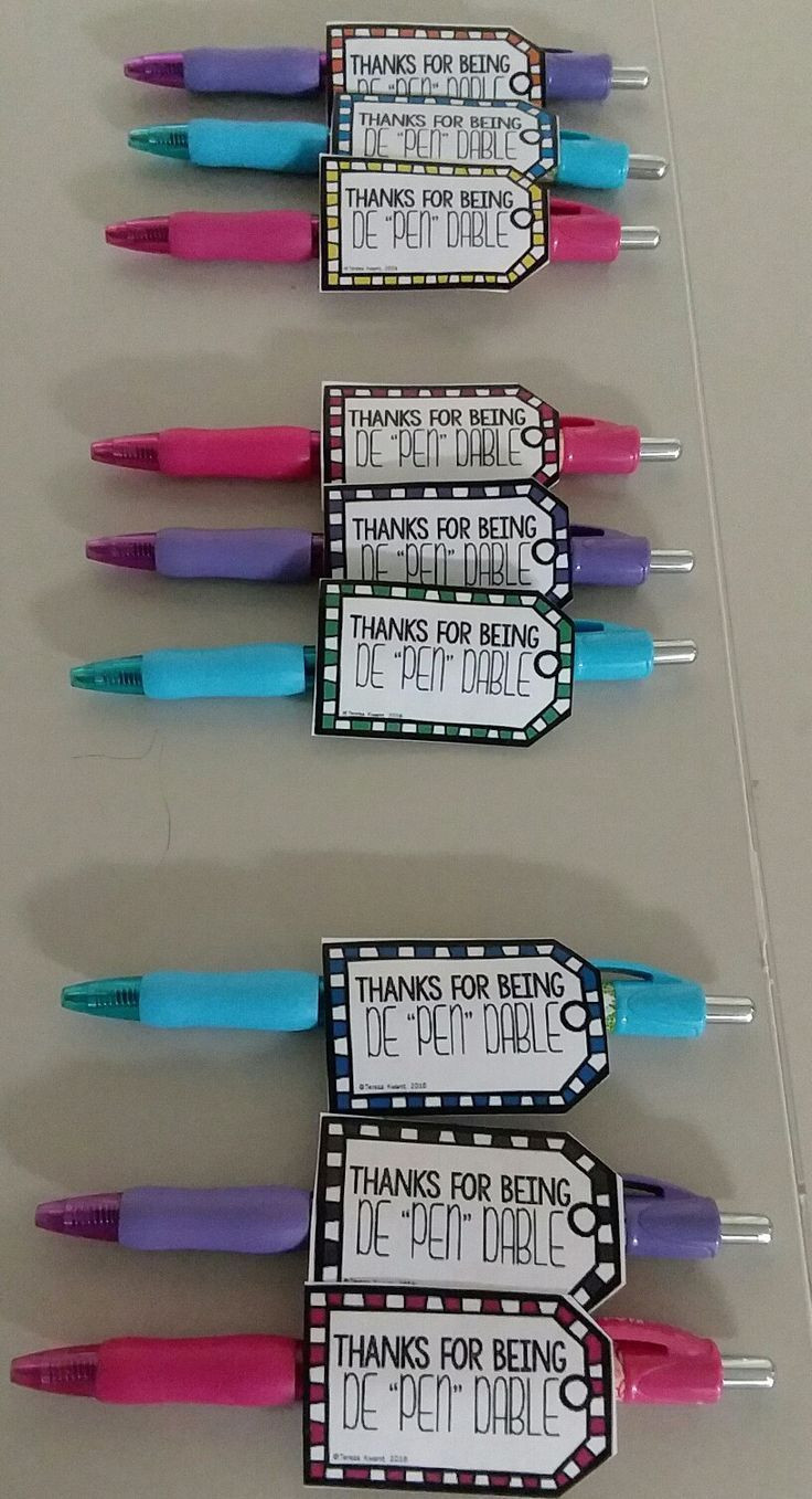 Thank You Gift Ideas For Women
 Teacher Gifts Thanks for being de pen dable