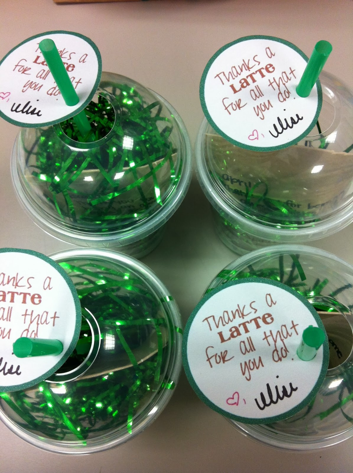 Thank You Gift Ideas For Your Boss
 Thanks A Latte Bosses Day 2013 Craft