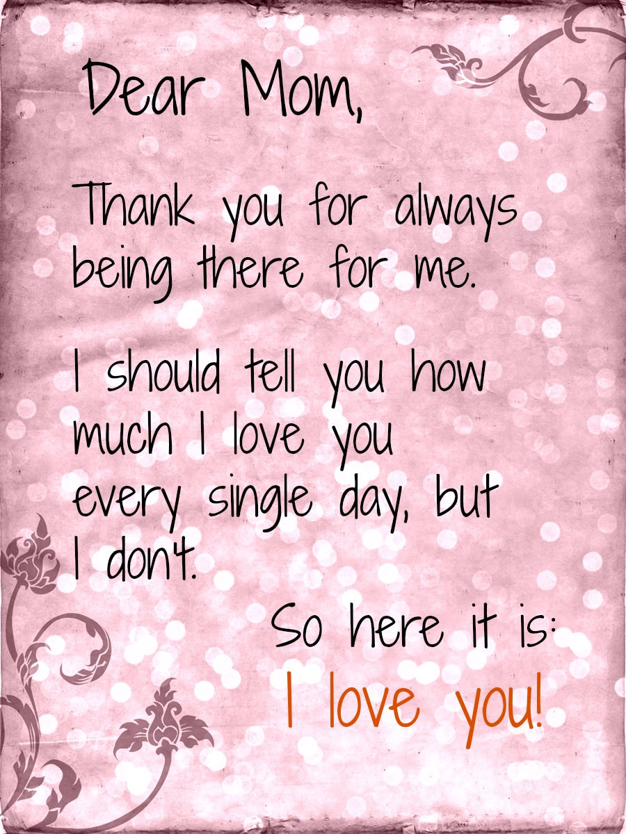 Thank You Mother Quotes
 Thank You Mom Quotes QuotesGram