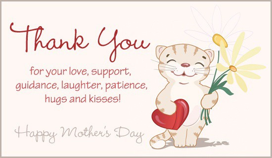 Thank You Mother Quotes
 Mother s Day Greeting Cards