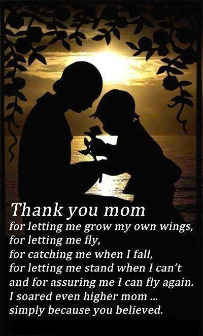Thank You Mother Quotes
 Thank you Mom Sayings