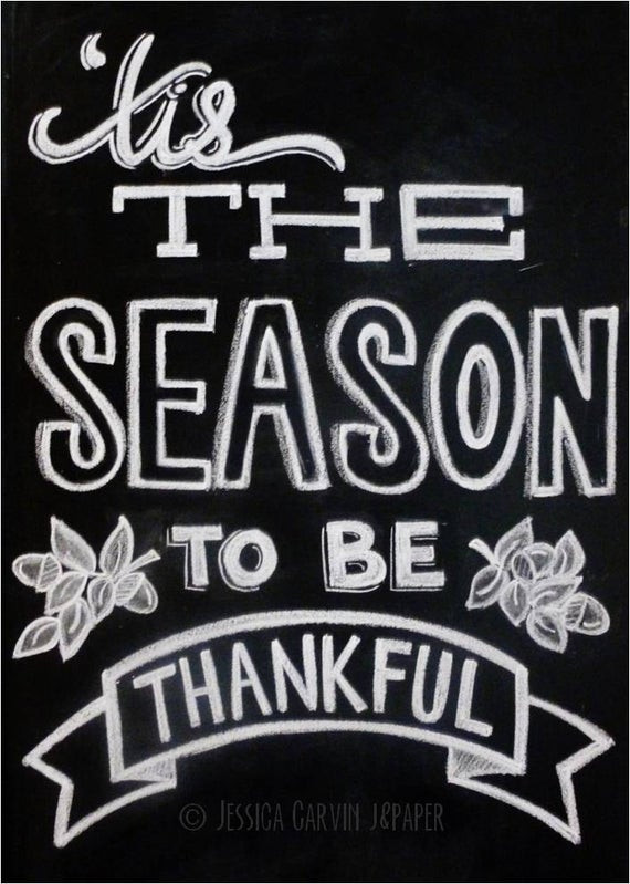 Thankful Christmas Quotes
 Items similar to Chalkboard Print Digital File 5x7 Tis