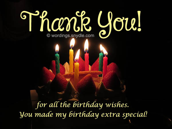 Thanks For Birthday Wishes
 How To Say Thank You For Birthday Wishes – Wordings and