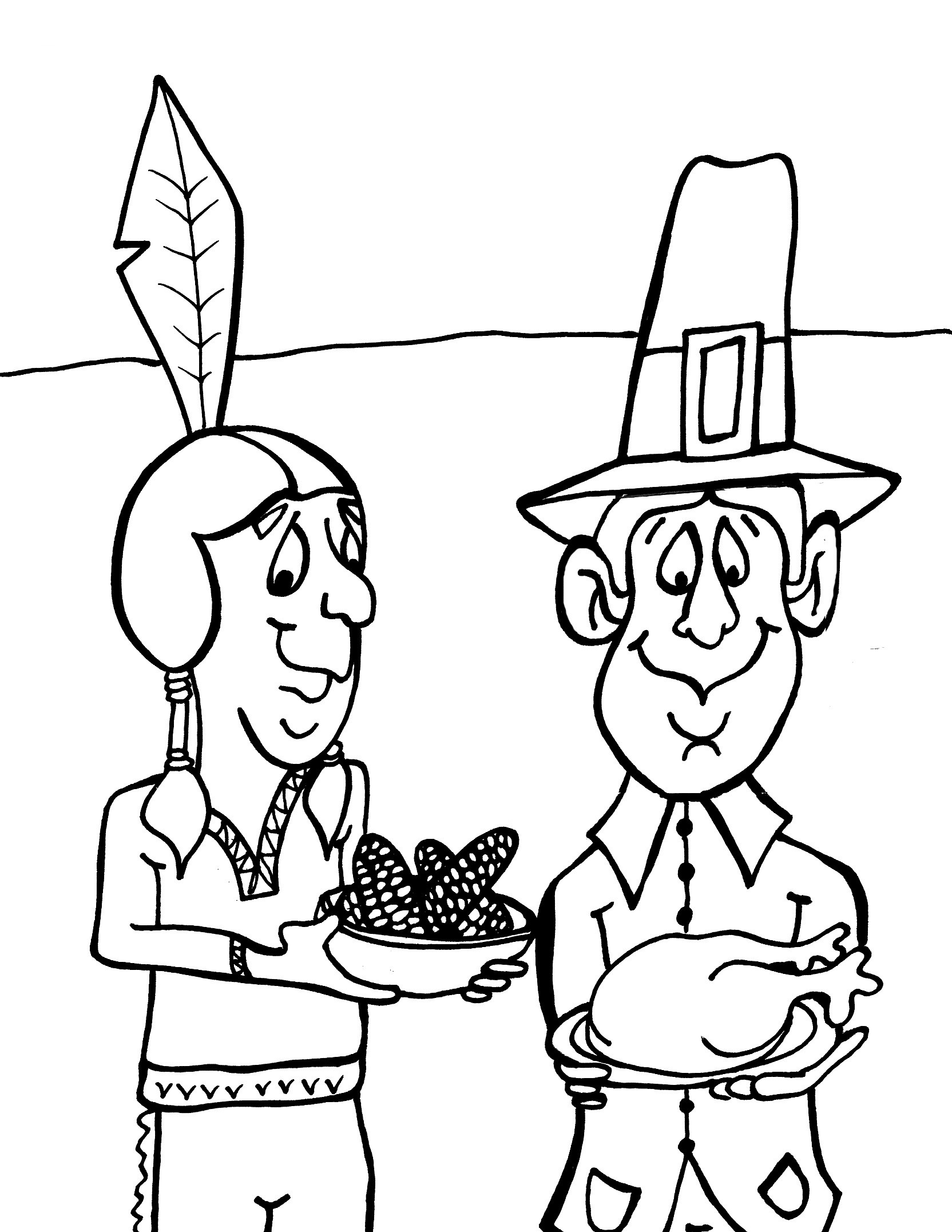 Thanksgiving Coloring Pages For Kids
 Free Printable Thanksgiving Coloring Pages For Kids