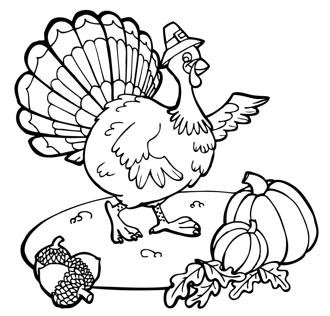 Thanksgiving Coloring Pages For Toddlers
 Free Printable Thanksgiving Coloring Pages For Kids