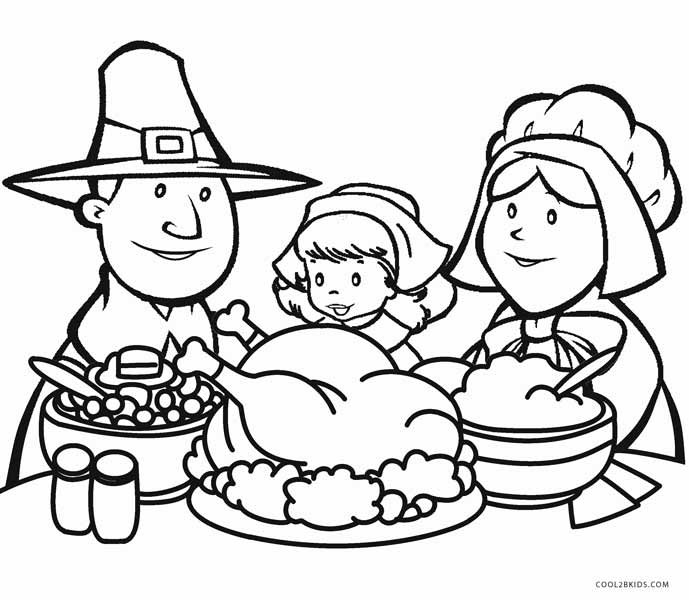 Thanksgiving Coloring Sheets For Kids
 Printable Thanksgiving Coloring Pages For Kids