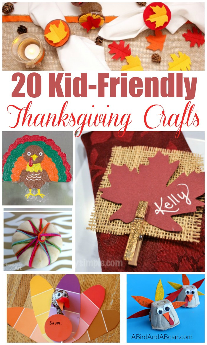 Thanksgiving Gifts For Kids
 20 Easy Thanksgiving Crafts For Kids A Bird and a Bean