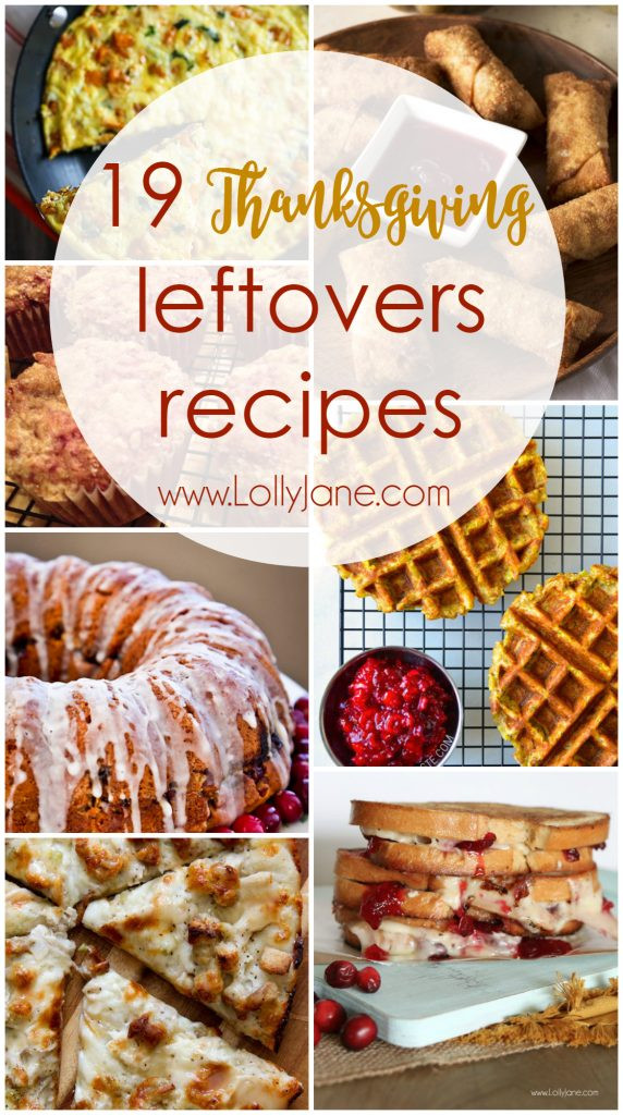 Thanksgiving Leftovers Recipes
 19 Thanksgiving Leftovers Recipes Lolly Jane
