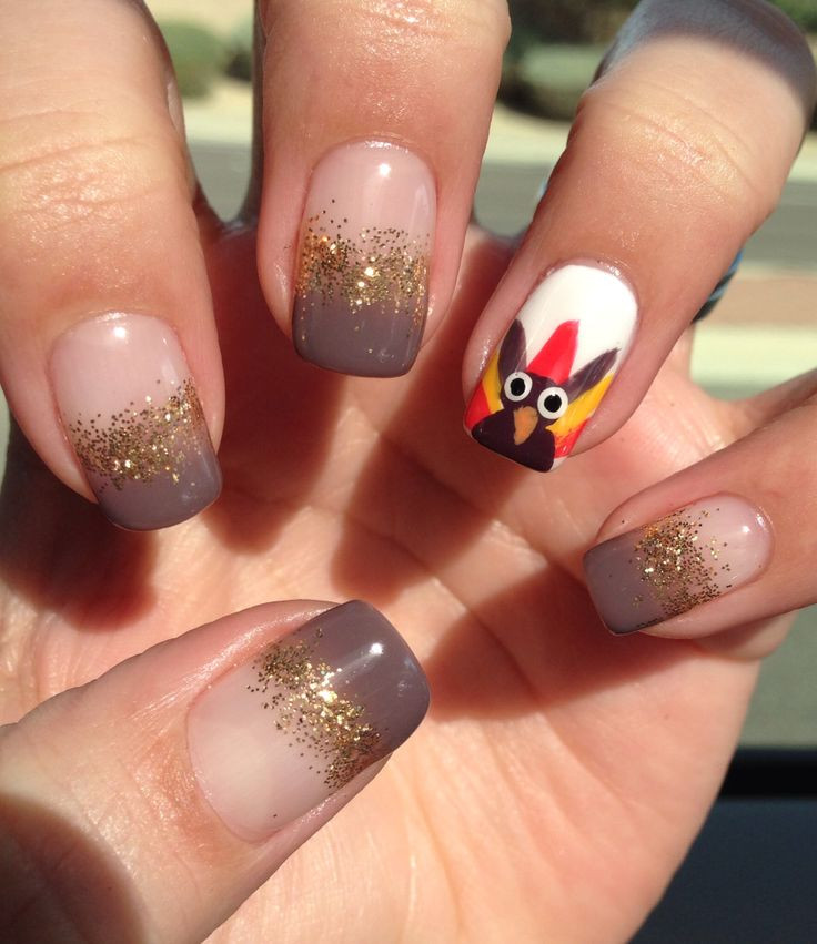 Thanksgiving Nail Ideas
 10 Thanksgiving Nail Art Design To Try – Pouted line