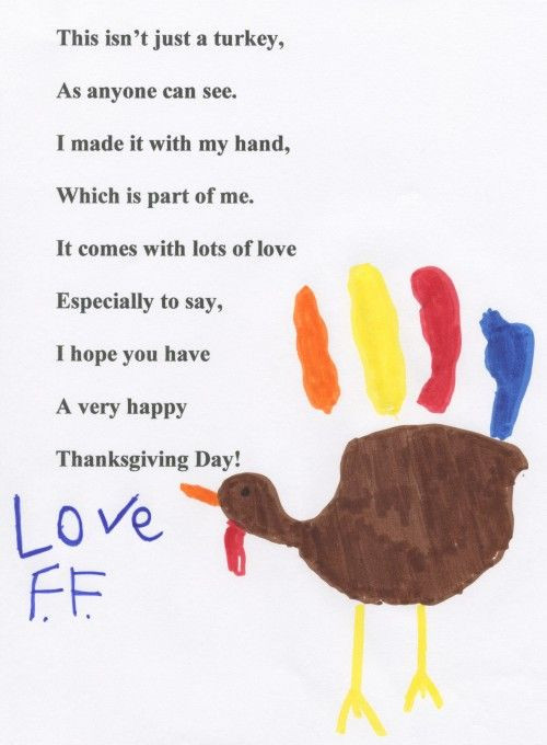 Thanksgiving Quotes Baby
 For Thanksgiving type or write out this poem then add your