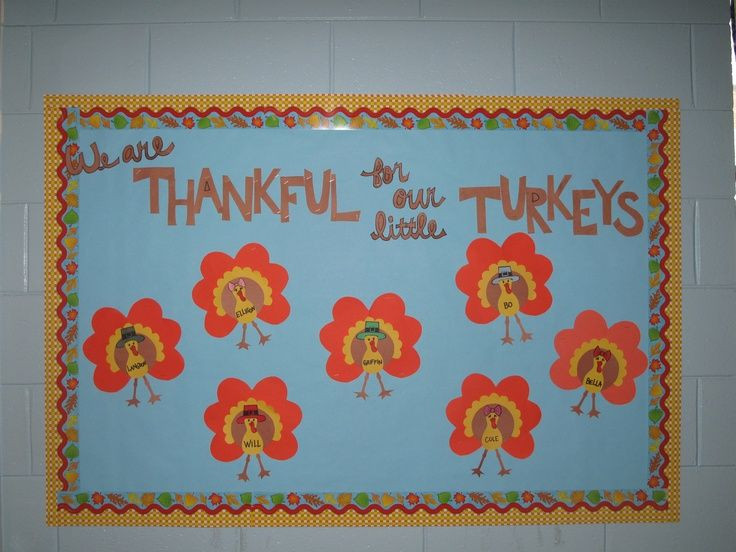 Thanksgiving Quotes Board
 Preschool thanksgiving Bulletin Board Sayings