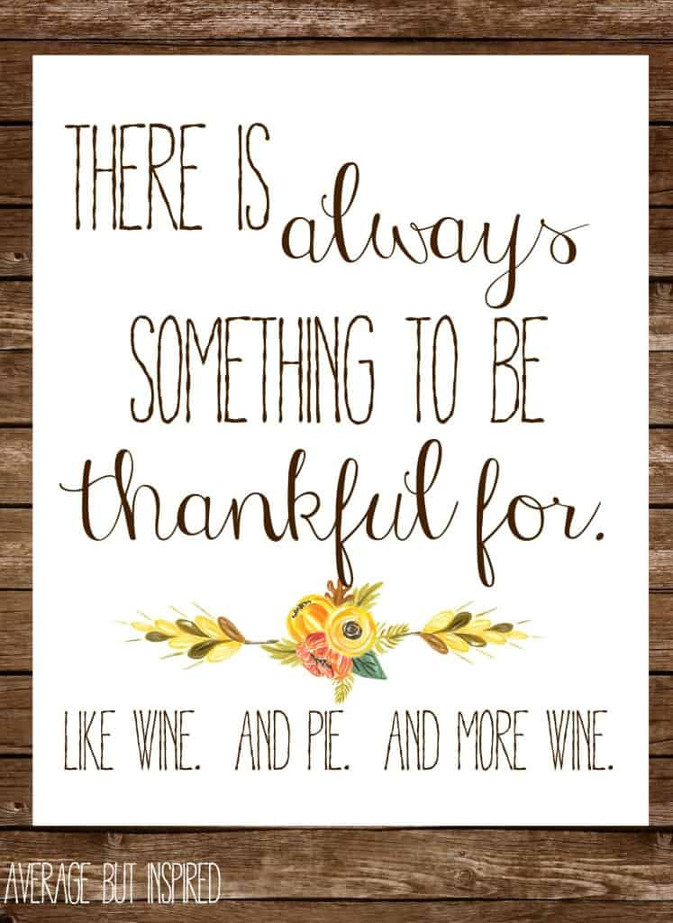 Thanksgiving Quotes Cute
 Funny Thanksgiving Printable