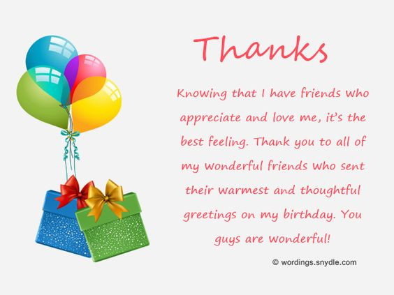 Thanksgiving Quotes For Birthday Wishes
 Thank You for Birthday Wishes on Twitter