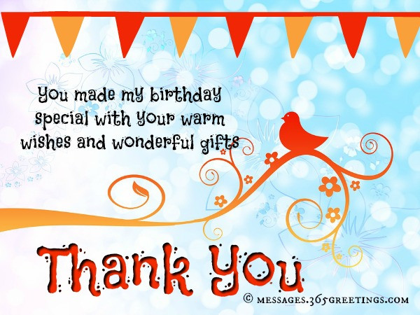 Thanksgiving Quotes For Birthday Wishes
 Birthday Thank You Messages Thank You for Birthday Wishes