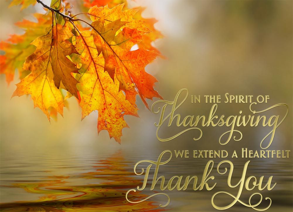 Thanksgiving Quotes For Business
 Fall Pond Thanksgiving