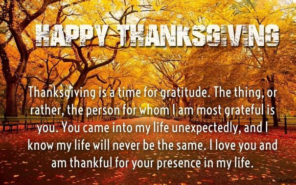 Thanksgiving Quotes For Her
 cute happy thanksgiving day love quotes