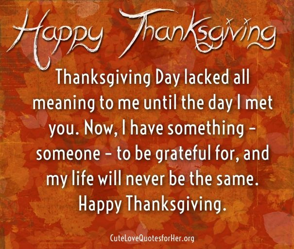 Thanksgiving Quotes For Her
 romantic thanksgiving day love sayings in 2019