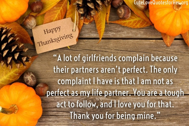 Thanksgiving Quotes For Her
 Thanksgiving Love Quotes for Her – Thank You Sayings