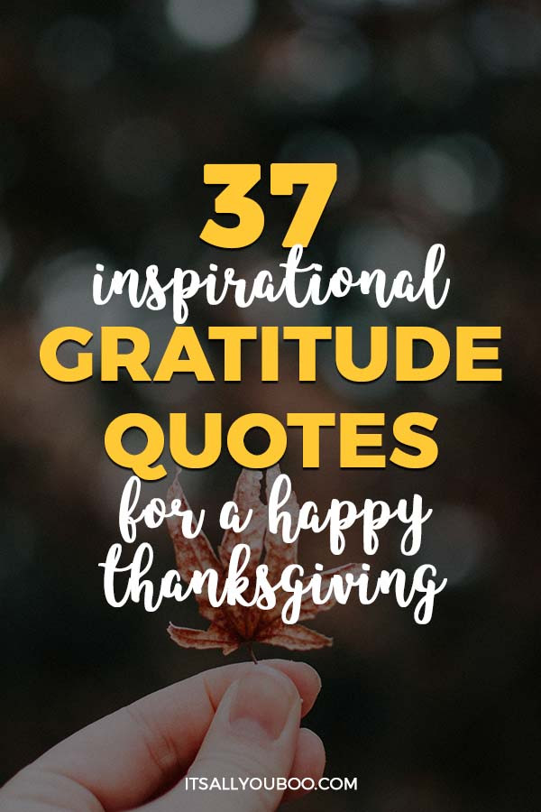 Thanksgiving Quotes Instagram
 37 Inspirational Gratitude Quotes for a Happy Thanksgiving