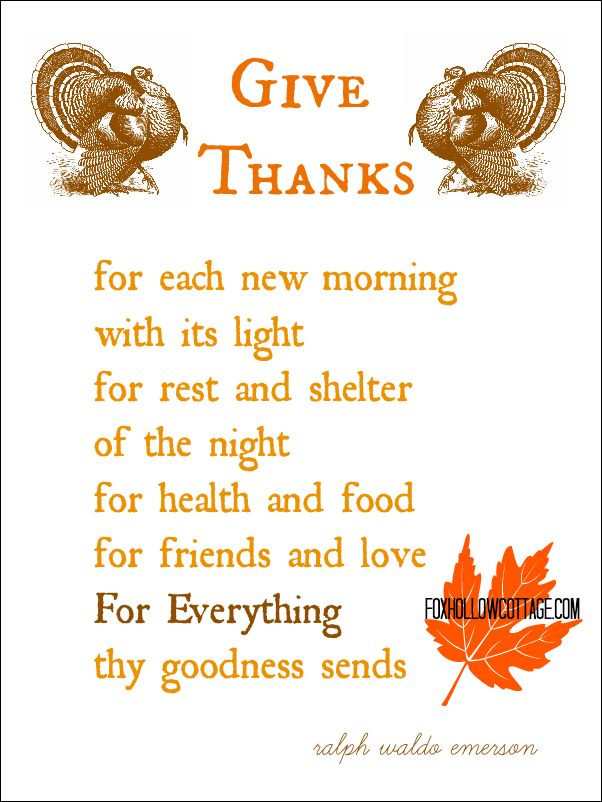 Thanksgiving Quotes Printable
 100 Best Thanks Giving Quotes – The WoW Style
