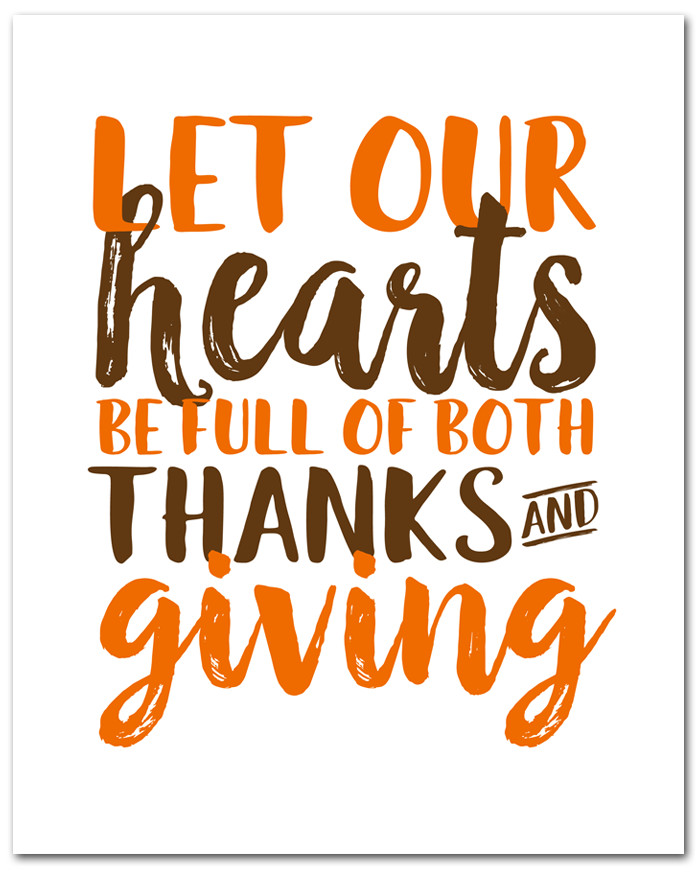 Thanksgiving Quotes Printable
 Free Thanksgiving Printable