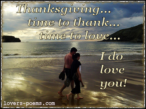 Thanksgiving Quotes Romantic
 Love Poems Quotes Messages November 2008