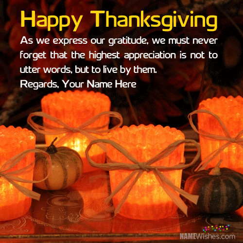 Thanksgiving Quotes Simple
 Happy Thanksgiving Quotes For Friends With Name